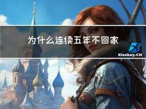 为什么连续五年不回家过年