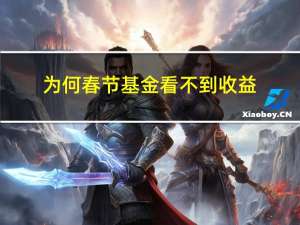 为何春节基金看不到收益