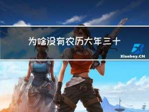 为啥没有农历大年三十