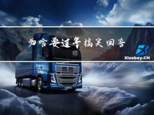 为啥要过年搞笑回答