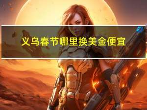 义乌春节哪里换美金便宜