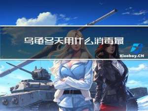 乌龟冬天用什么消毒最好