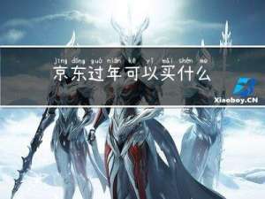 京东过年可以买什么