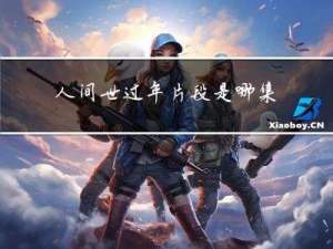 人间世过年片段是哪集