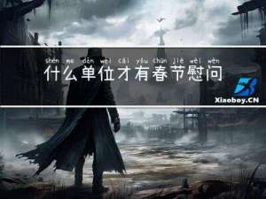 什么单位才有春节慰问金