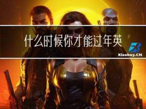 什么时候你才能过年英文