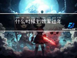 什么时候到娘家过年