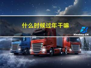 什么时候过年干嘛