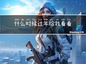 什么时候过年给我看看