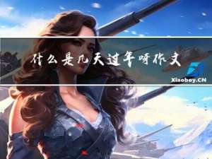 什么是几天过年呀作文