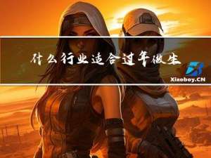 什么行业适合过年做生意