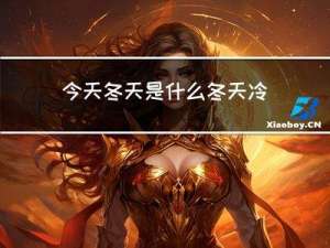 今天冬天是什么冬天冷冻