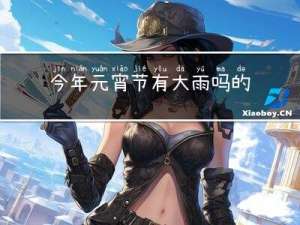 今年元宵节有大雨吗的英文