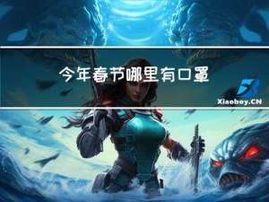 今年春节哪里有口罩