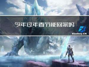 今年过年春节能回家吗