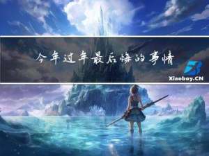 今年过年最后悔的事情作文