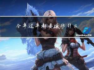 今年过年都要做些什么