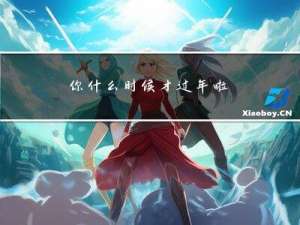 你什么时候才过年啦