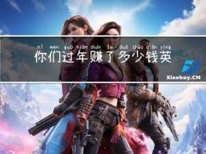 你们过年赚了多少钱英语