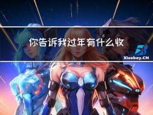你告诉我过年有什么收获