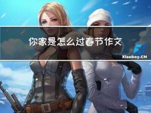 你家是怎么过春节作文
