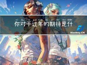 你对于过年的期待是什么