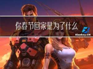 你春节回家是为了什么呢