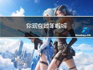 你现在过年啦吗