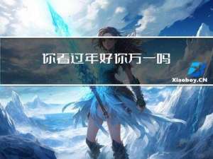 你看过年好你万一吗