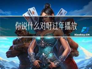 你说什么对呀过年播放