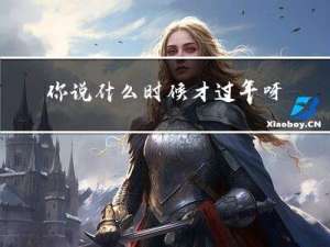 你说什么时候才过年呀