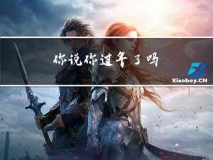 你说你过年了吗