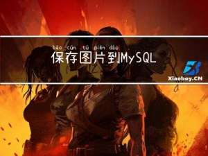 保存图片到MySQL从MySQL读取图片