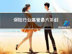 保险行业高管最大年龄要求