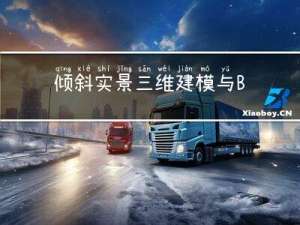 倾斜实景三维建模与BIM模型处理技术