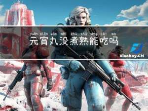 元宵丸没煮熟能吃吗