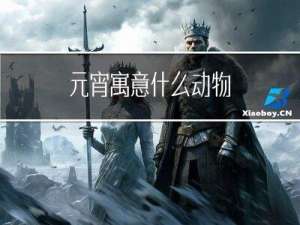 元宵寓意什么动物