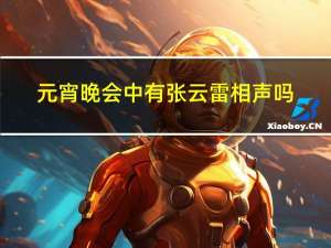 元宵晚会中有张云雷相声吗