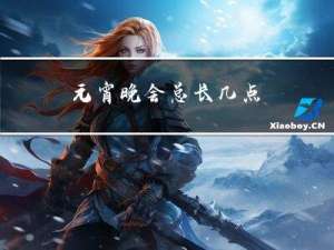 元宵晚会总长几点