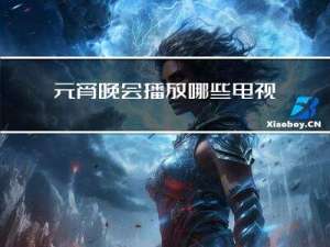 元宵晚会播放哪些电视剧