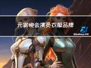 元宵晚会演员衣服品牌