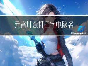 元宵灯会打二字电脑名词
