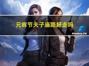 元宵节夫子庙路好走吗