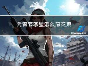 元宵节家里怎么放花束