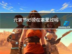 元宵节必须在家里过吗作文