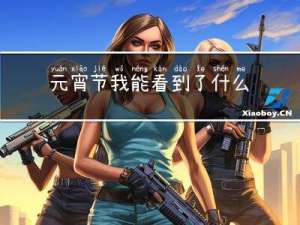 元宵节我能看到了什么