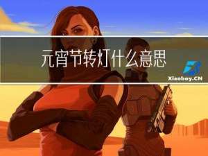 元宵节转灯什么意思