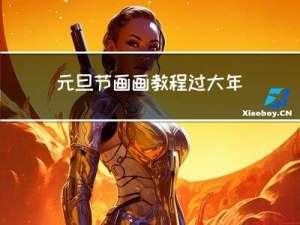 元旦节画画教程过大年