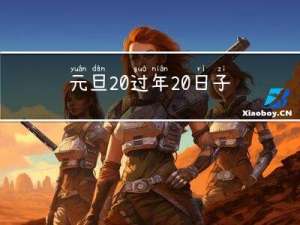 元旦 过年 日子好吗