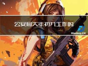 公安局大年初九工作吗